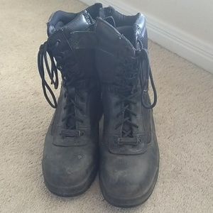 Bates steel toe boots!